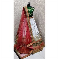 Dulhan style panetar lehenga choli