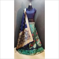 Wedding style Banarasi brocade Lehnga choli